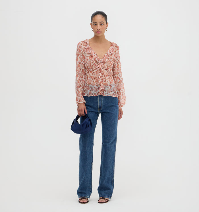 The Odette Top -  Meadowbrook Floral