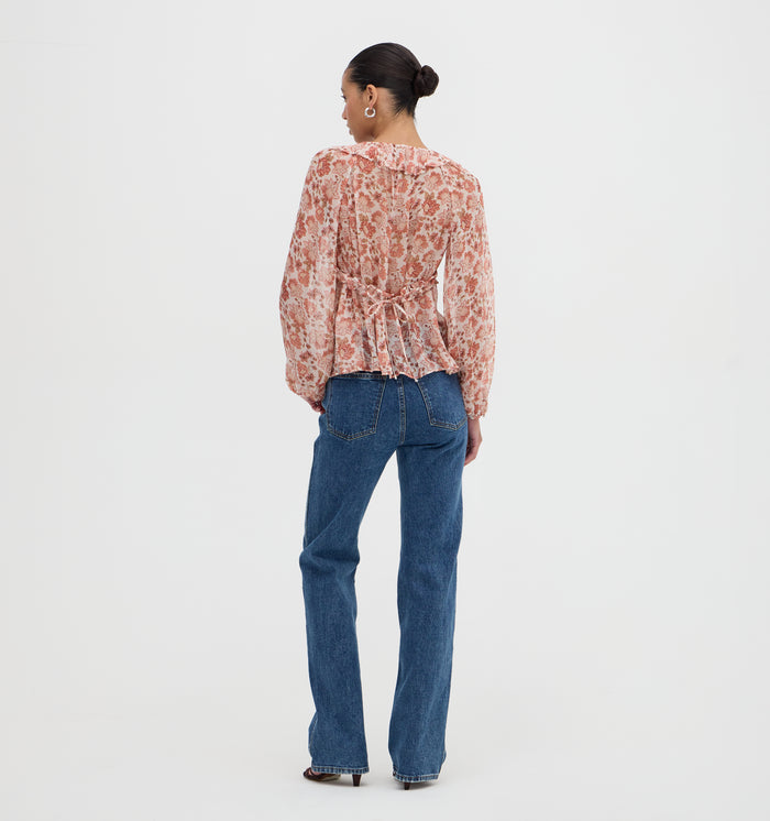 The Odette Top -  Meadowbrook Floral