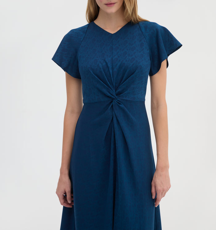 The Opal Dress - Peacock Paisley Vines