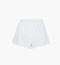 The Oslo Short - White Broderie Voile