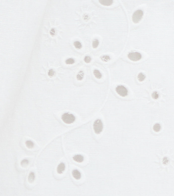 The Palmer Top - White Linen