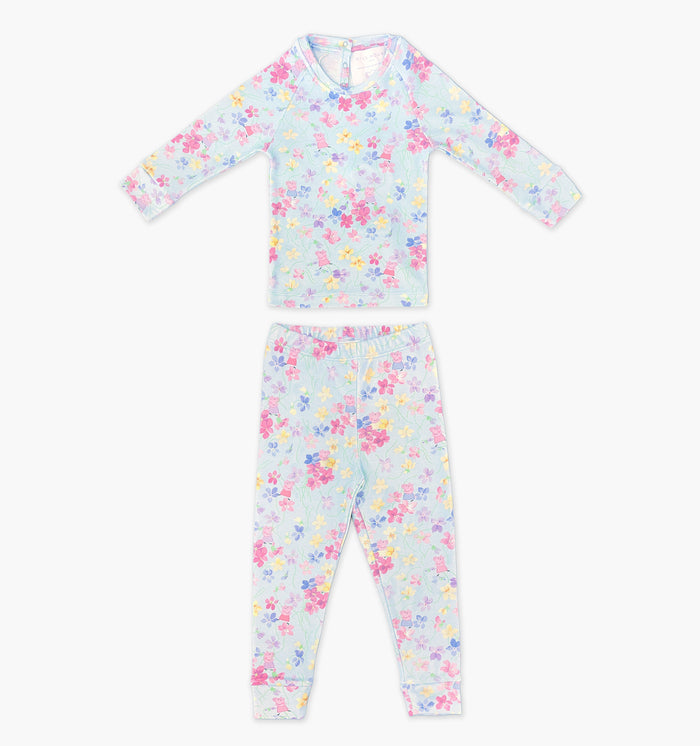 The Peppa Pig Tiny PJ Set - Multi Floral
