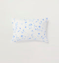 The Perry Lumbar Throw Pillow - Blue Botanical