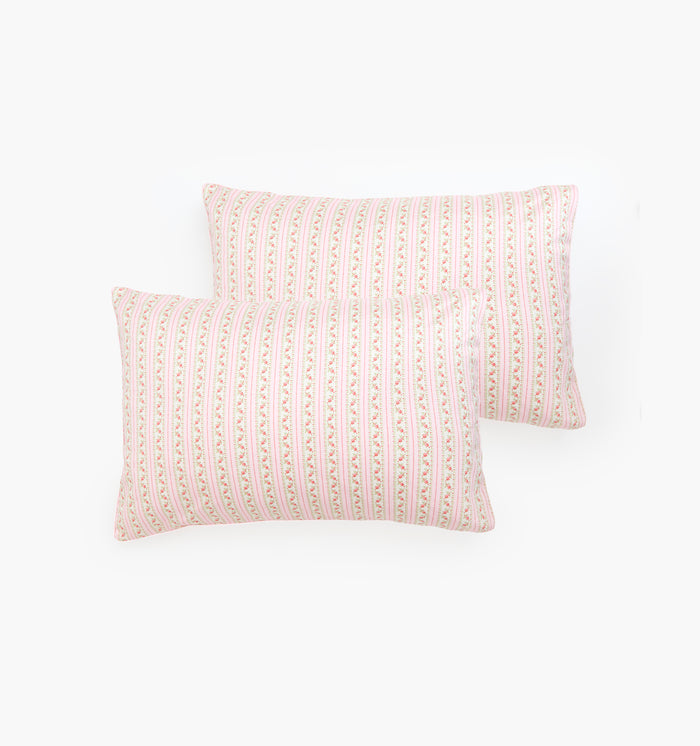 monogram: pink-floral-dot-stripe