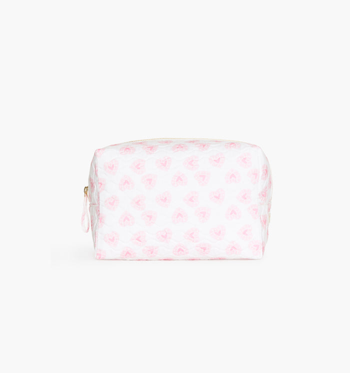 monogram: pink-doily-heart