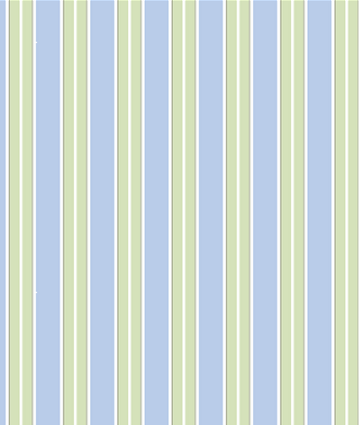 monogram: blue-green-stripe