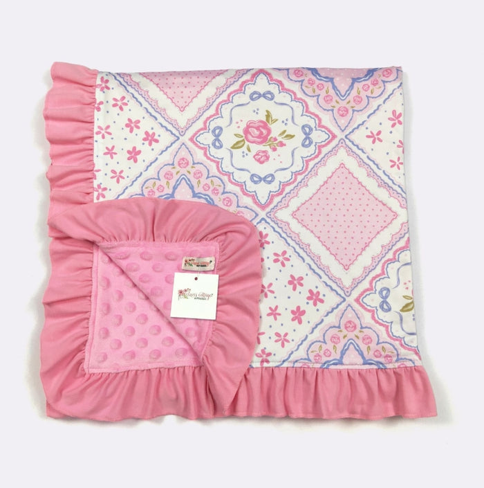 The Quilted Rose Baby Blanket