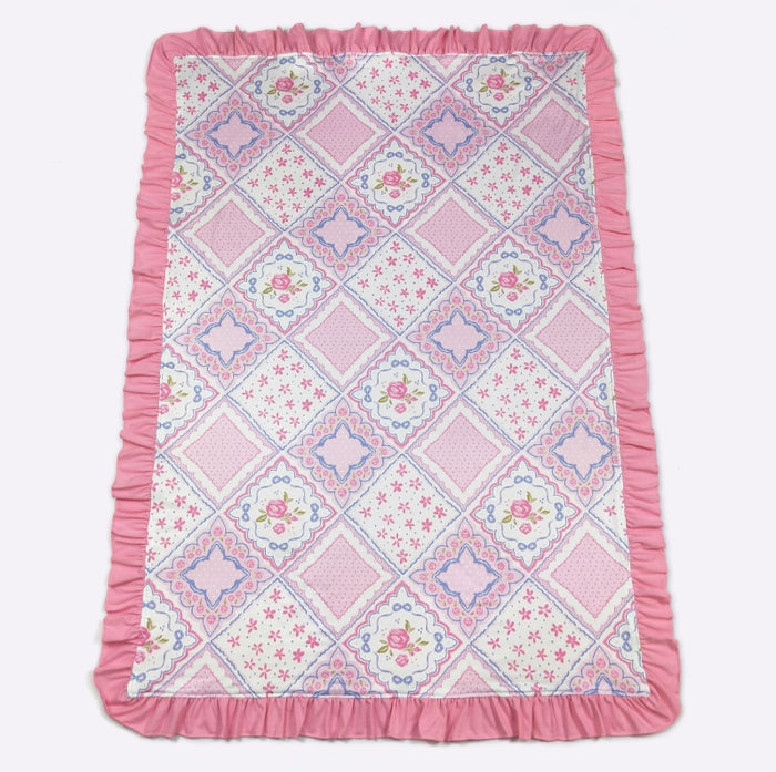 The Quilted Rose Baby Blanket
