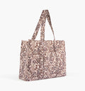 The Quilted Tote Bag -  Chedworth Paisley Brown