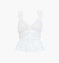 The Raven Top - White Broderie Voile