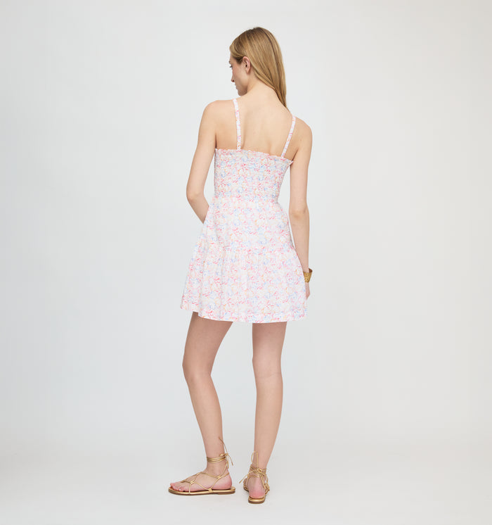 The Rebecca Mini Nap Dress - Camo Fish