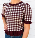 The Rev Gingham Top