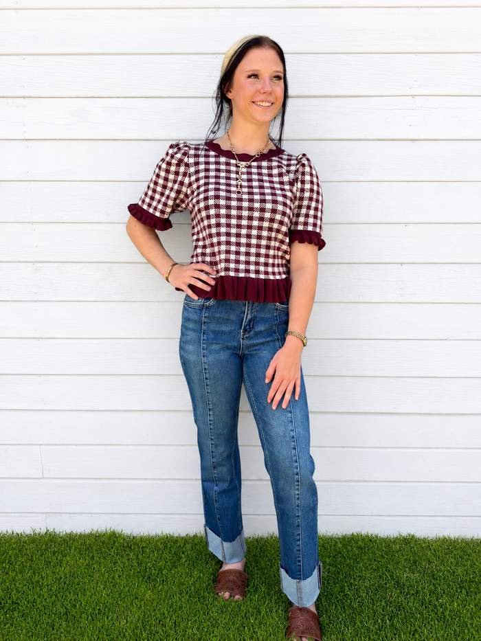 The Rev Gingham Top