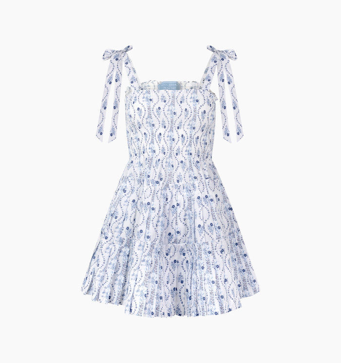 monogram: blue-vine-stripe