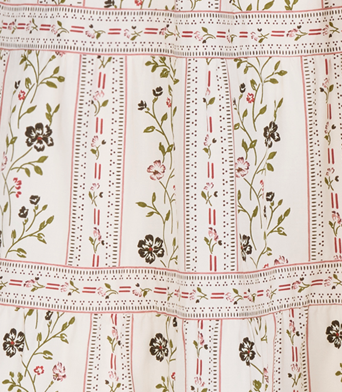 The Ribbon Charlotte Nap Dress -  Kelmscott Ribbon Stripe