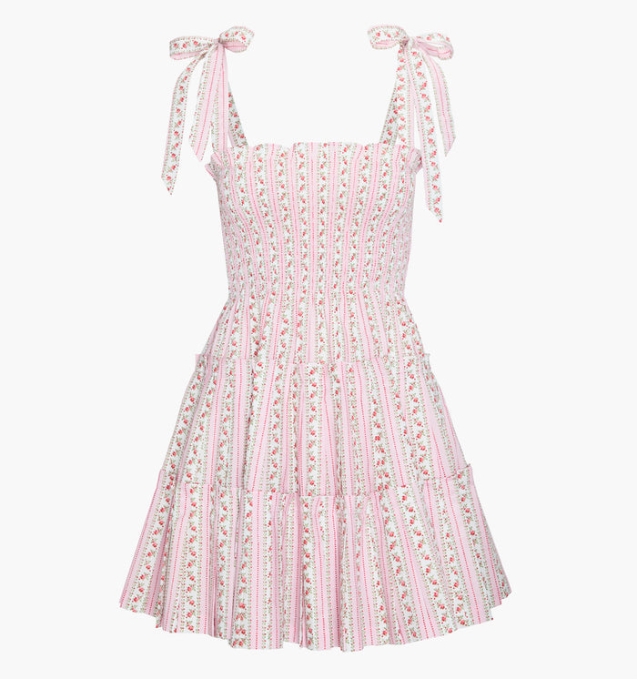 monogram: pink-floral-dot-stripe