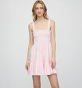 The Ribbon Charlotte Nap Dress - Pink Variegated Stripe