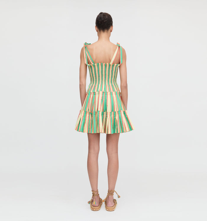 The Ribbon Charlotte Nap Dress - Rockhouse Stripe