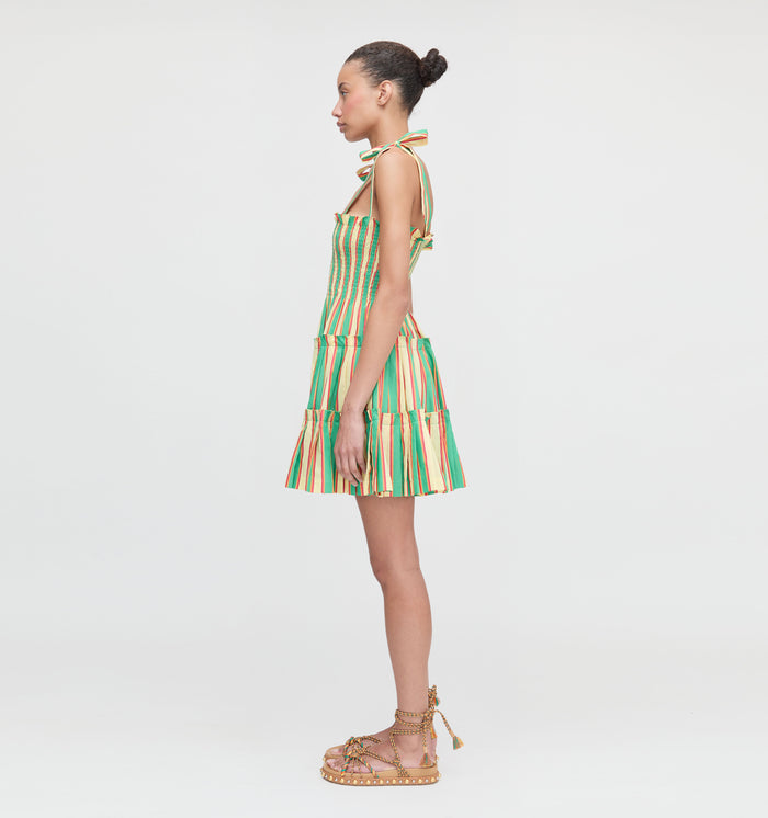 The Ribbon Charlotte Nap Dress - Rockhouse Stripe
