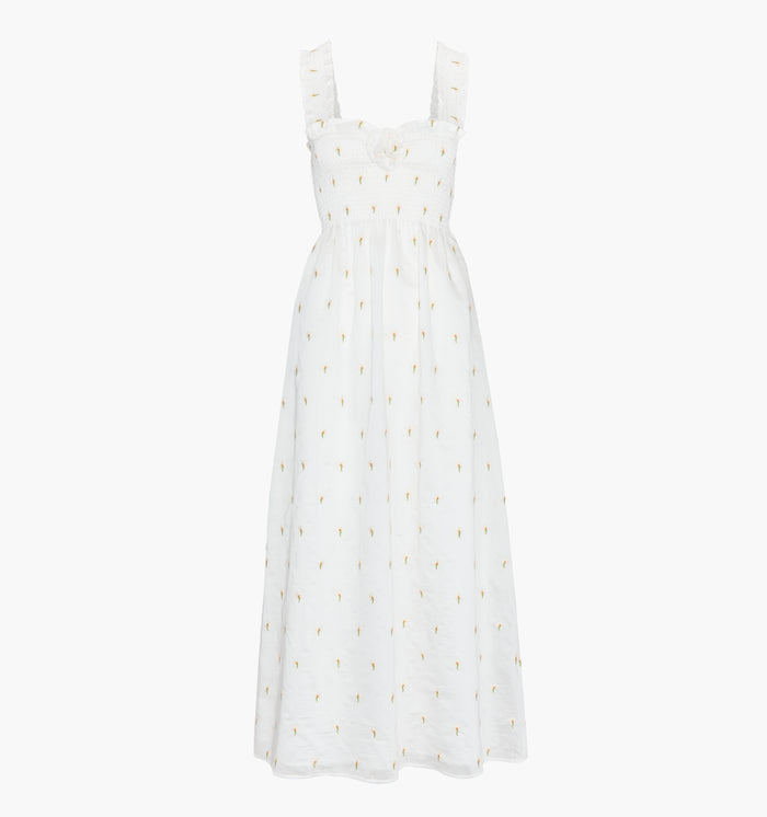 monogram: daisy-organza