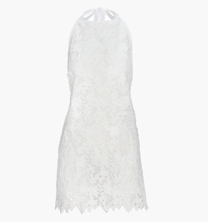 The Sasha Dress - White Floral Lace