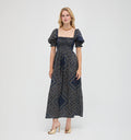 The Scarlett Nap Dress - Carnaby Scarf Navy