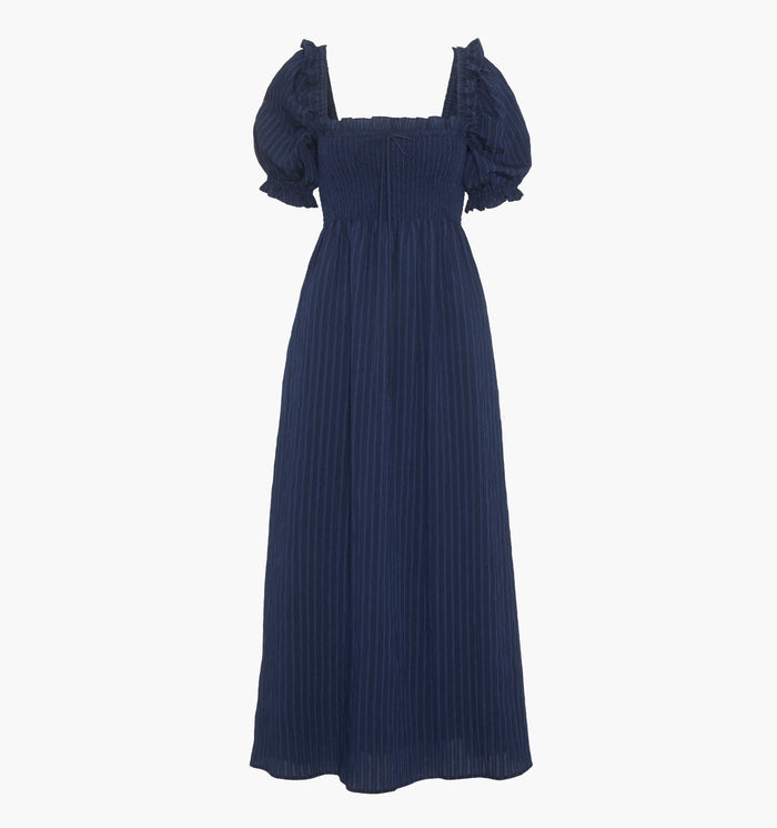 monogram: navy-tonal-seersucker