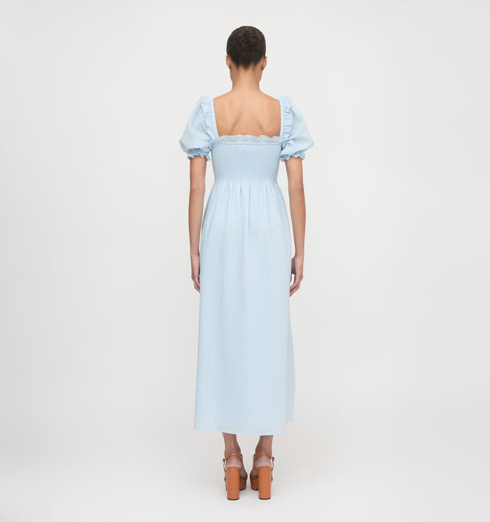 The Scarlett Nap Dress - Pale Blue