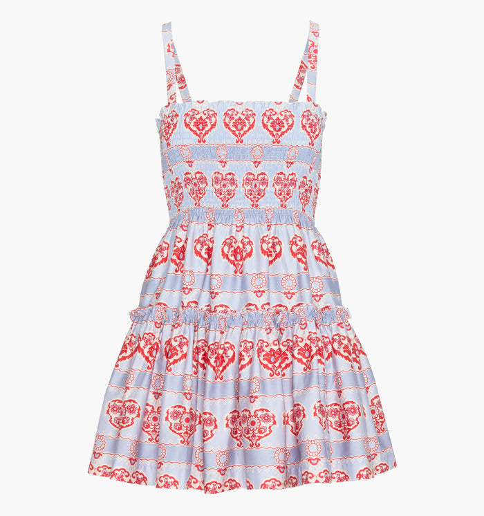 monogram: poppy-damask-stripe
