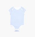 The Short Sleeve Onesie - Blue/White Stripe