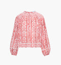 The Skye Top - Coral Corsica Paisley