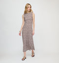 The Sloane Dress - Chocolate Ditsy Thistle