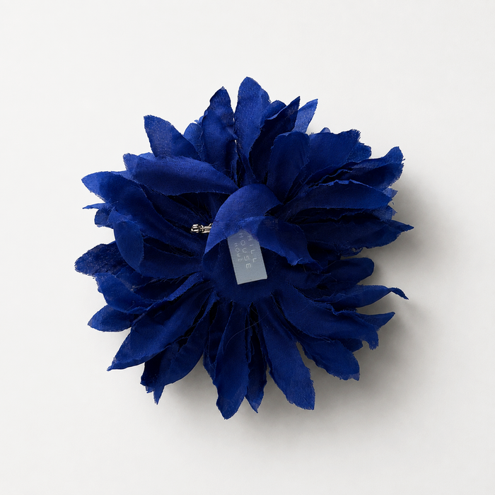 The Small Flower Pin - Cobalt