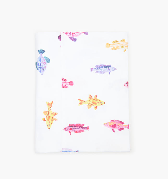 The Tablecloth - White Rainbow Fish