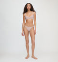 The Tao Bikini Set - Cognac Gingham