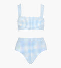 The Teagan Bikini Set - Blue Gingham