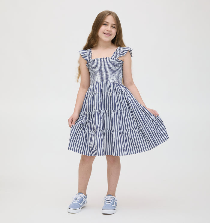 The Tiny Ellie Nap Dress - Navy Stripe