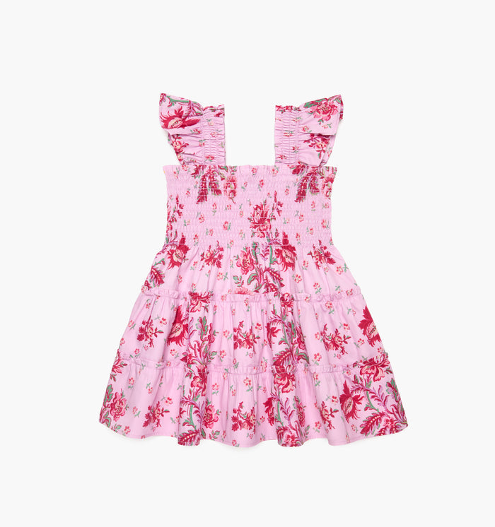 The Tiny Ellie Nap Dress - Pink Delft Bouquet