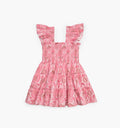 The Tiny Ellie Nap Dress - Pink Palm Ikat