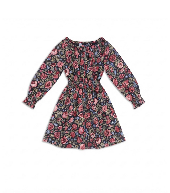 The Tiny Gretta Dress -  Jacobean Sprig