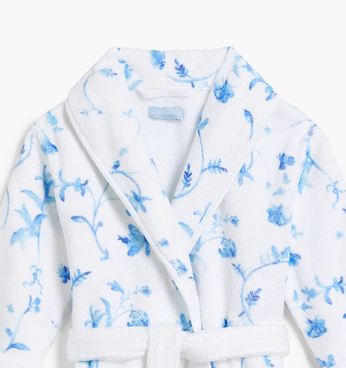 monogram: blue-botanical