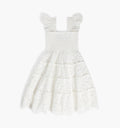 The Tiny Lace Ellie Nap Dress - White Fleur Lace