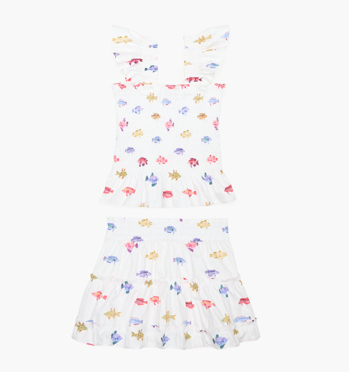 The Tiny Paz Nap Set - White Rainbow Fish