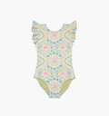 The Tiny Rosie Swimsuit - Sea Scroll