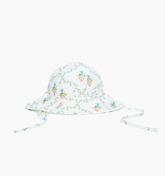 The Tiny Sunhat - Pastel Trellis