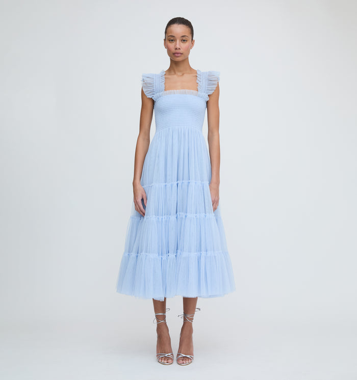 The Tulle Ellie Nap Dress - Powder Blue Tulle