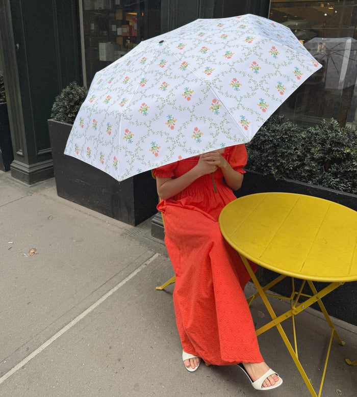 The Umbrella - Pastel Trellis