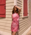 The Viola Dress - Berry Paisley Scarf