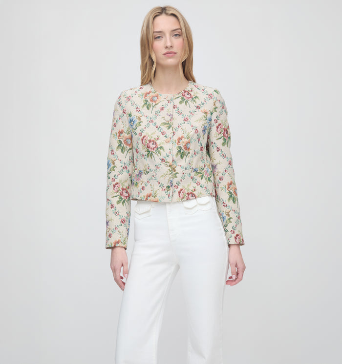 The Virginia Jacket - Tapestry Trellis Brocade