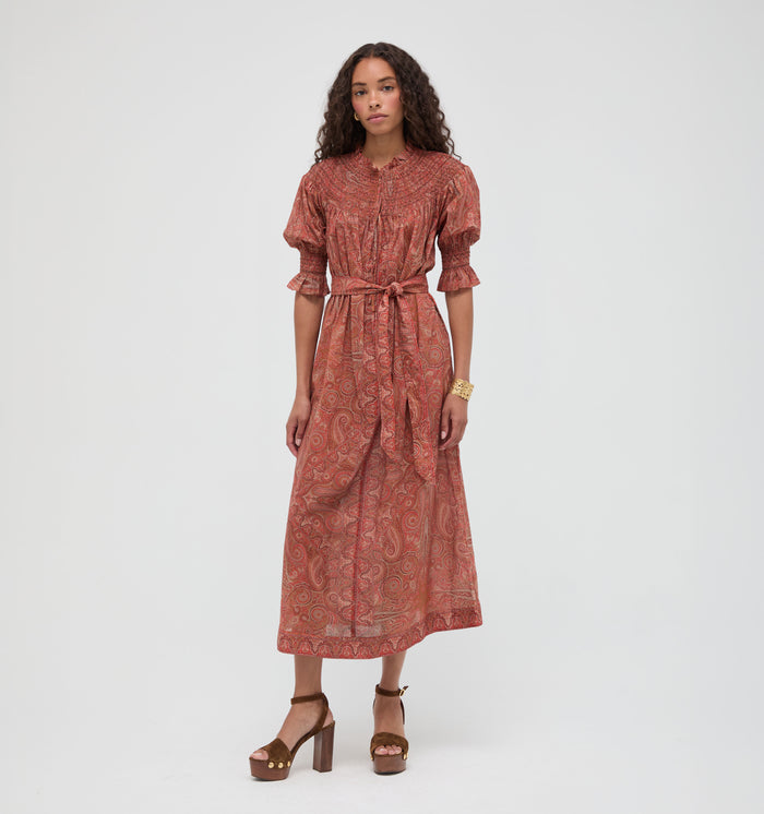 The Zinnia Maxi Dress -  Cypress Paisley